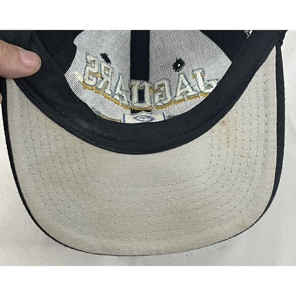 Vintage Jacksonville Jaguars Logo Athletic Pro Line Diamond Cut Snap Back Rare - Picture 14 of 16